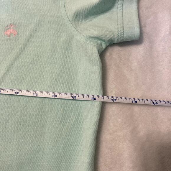 Brooks Brothers Women Sz S Teal Performance Polo Shirt - Picture 5 of 8